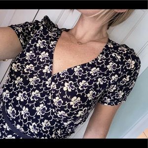 Sundance floral wrap top